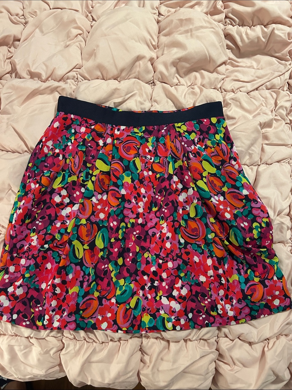 Lilly Pulitzer Bright Floral Circle Skirt in Red, Pink & Green